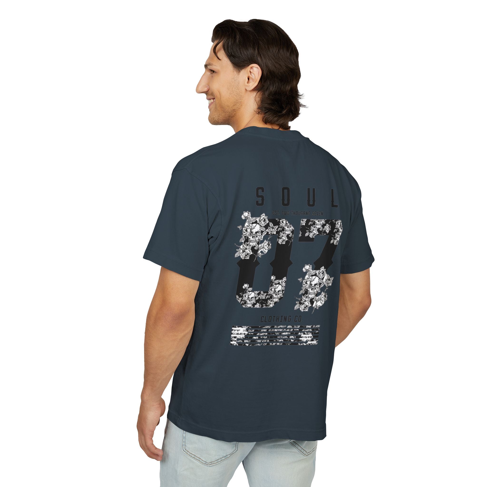 VOID // System-01 Heavyweight Graphic Tee (Midnight Navy)