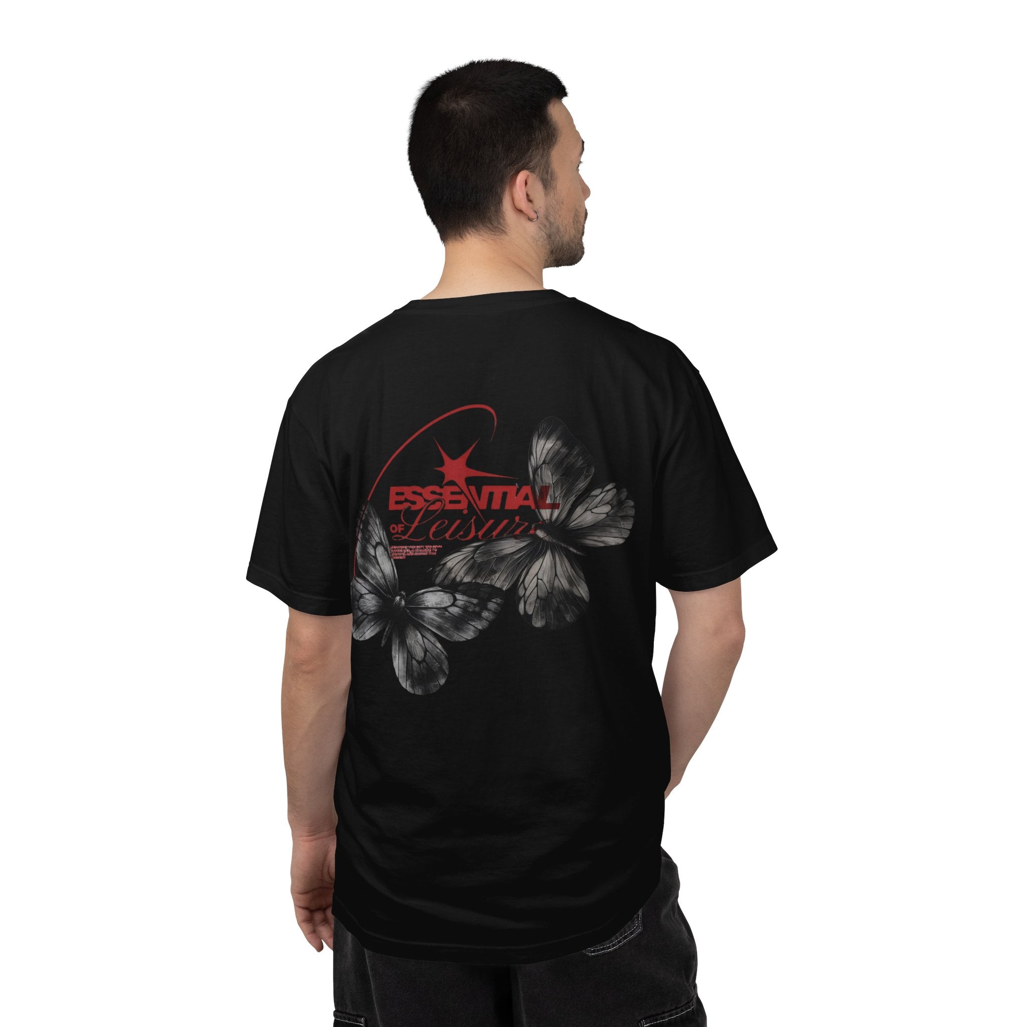Butterfly Logo T-Shirt — "Essential Vision" Graphic Tee